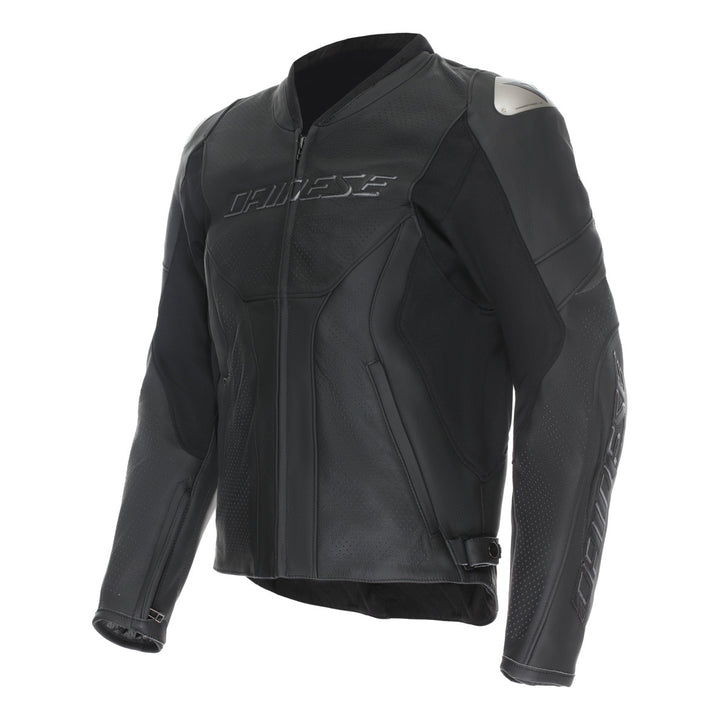 Dainese Lederjacke perf. Racing 5 K/L schwarz