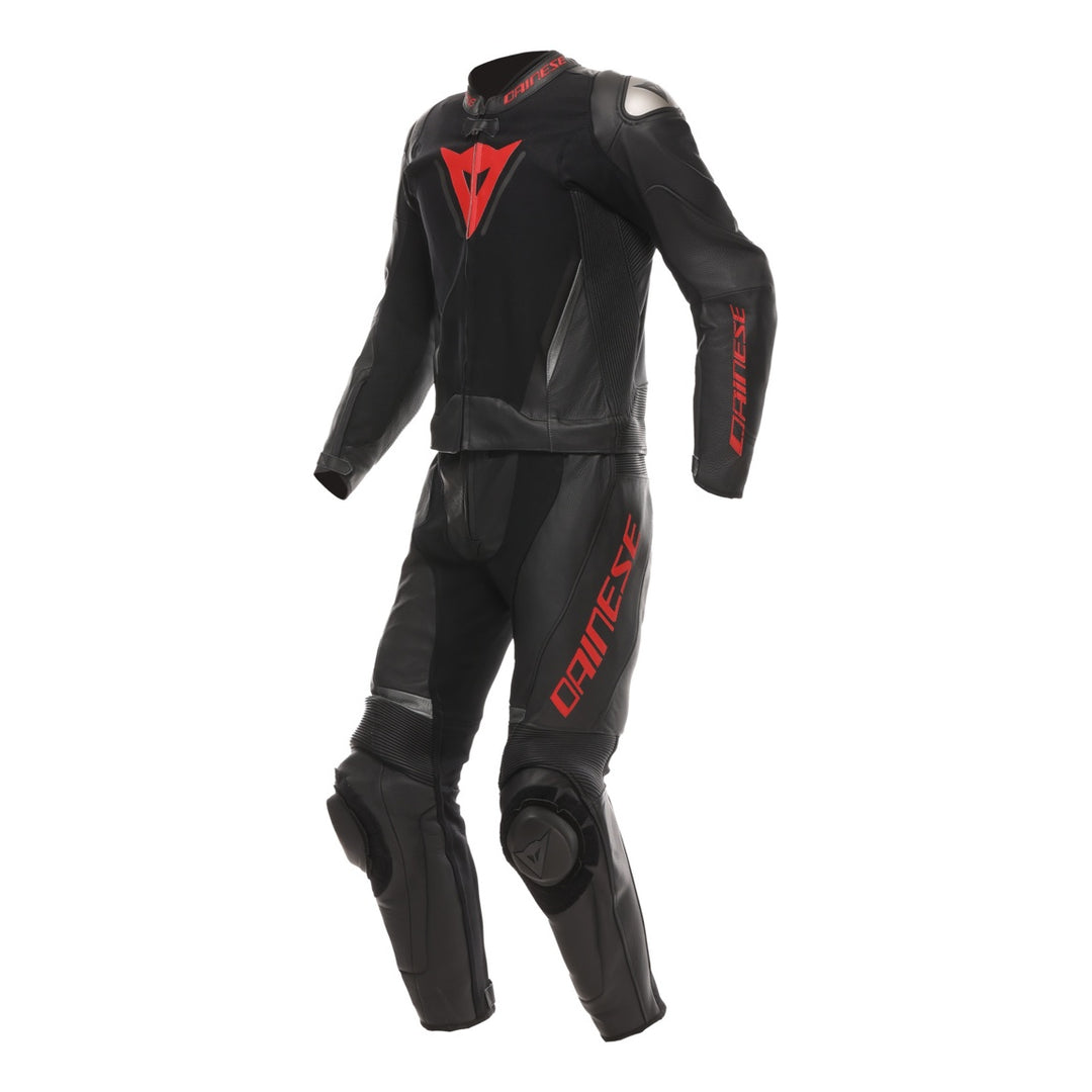 Dainese Lederkombi 2-tlg. Demon Sprint schwarz-rot