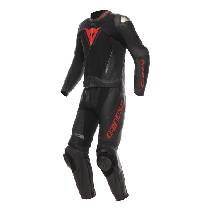Dainese Lederkombi 2-tlg. Demon Sprint schwarz-rot