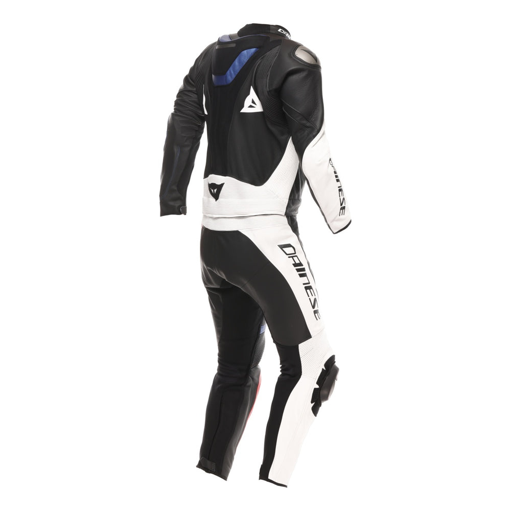 Dainese Lederkombi 2-tlg. Demon Sprint schwarz-weiss-rot