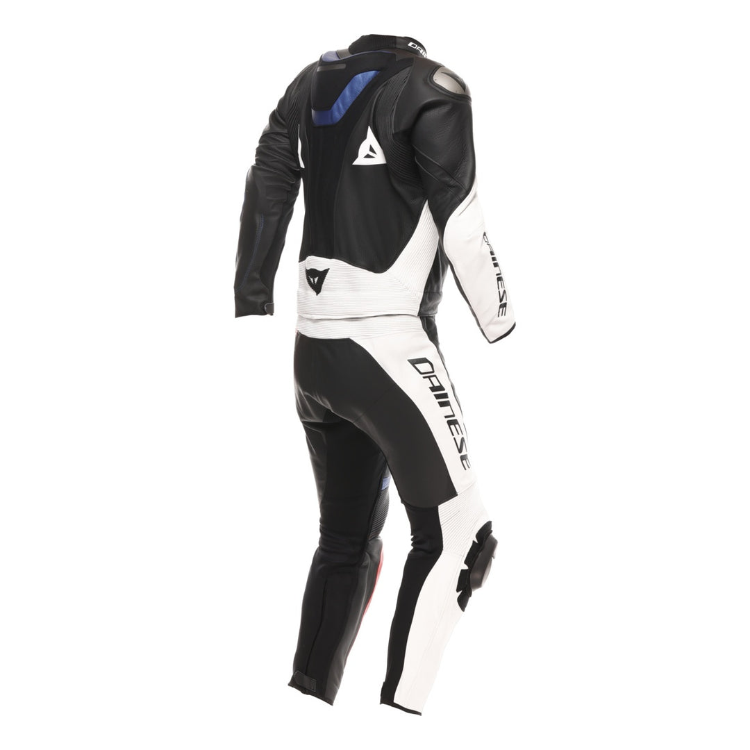 Dainese Lederkombi 2-tlg. Demon Sprint schwarz-weiss-rot