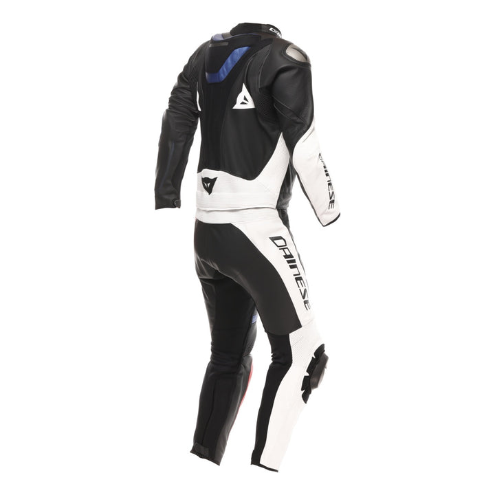 Dainese Lederkombi 2-tlg. Demon Sprint schwarz-weiss-rot