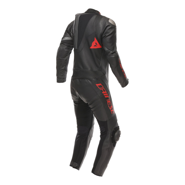 Dainese Lederkombi perf. 1-tlg. Demon Sprint schwarz-rot