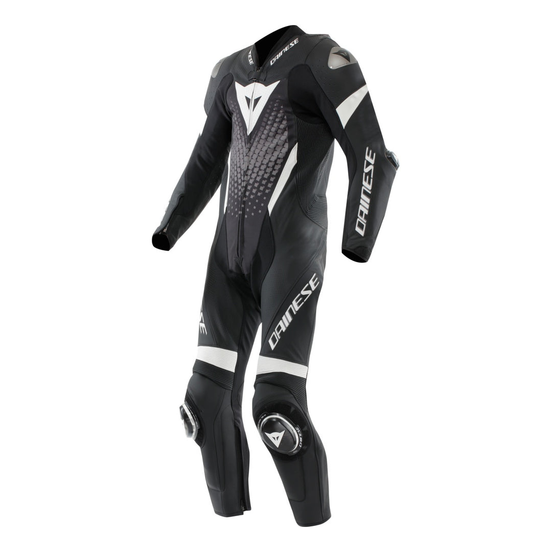Dainese Lederkombi perf. 1-tlg. Laguna Seca 6 K/L schwarz-weiss-anthrazit