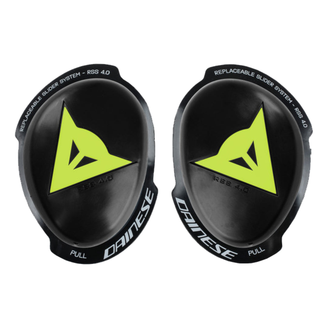 Dainese Schleifer Knie RSS 4.0 - Set schwarz-fluo gelb N schwarz-gelb fluo