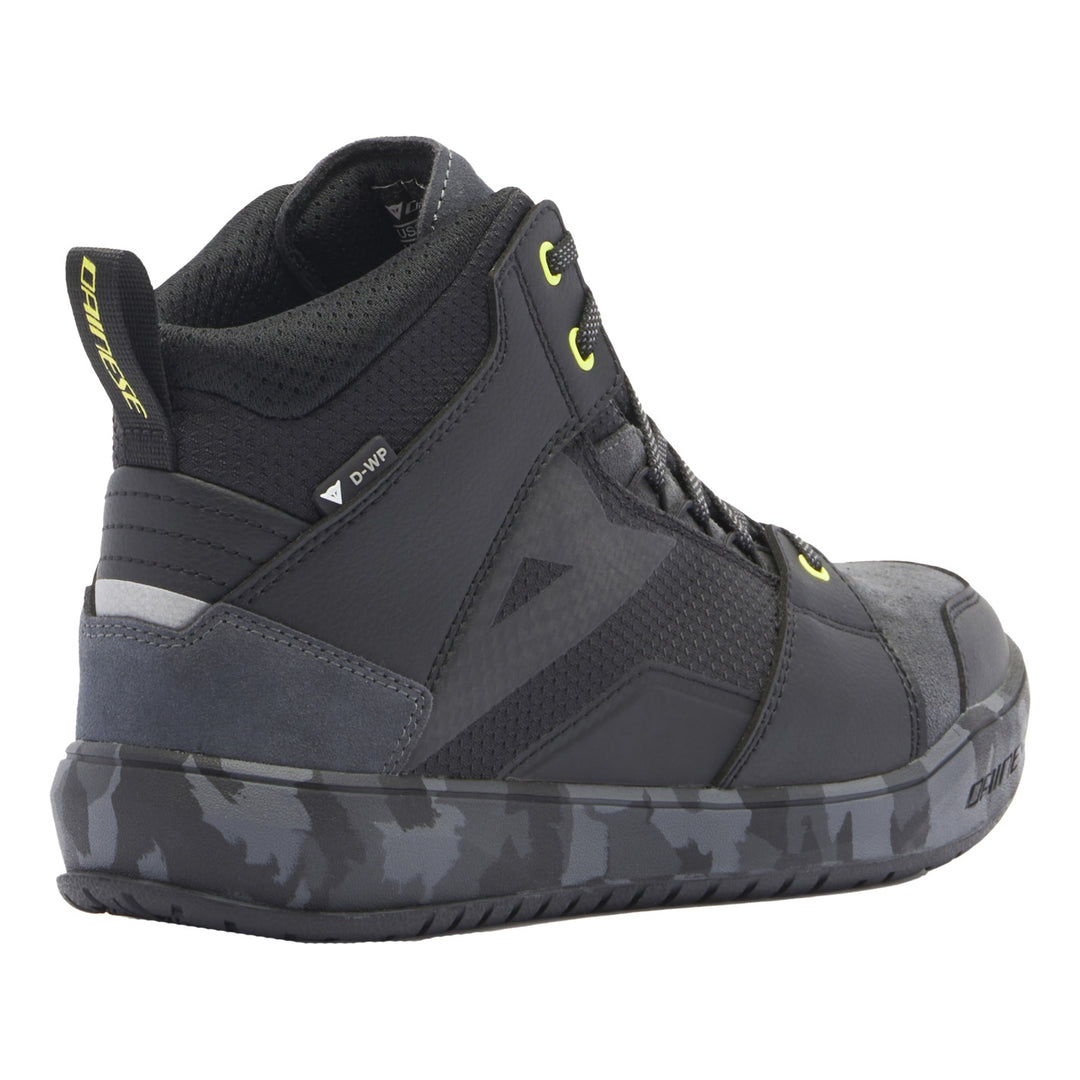 Dainese Schuhe Suburb D-WP schwarz-camo-gelb