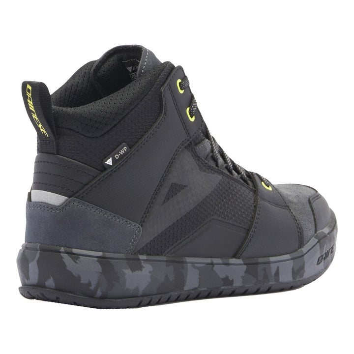 Dainese Schuhe Suburb D-WP schwarz-camo-gelb