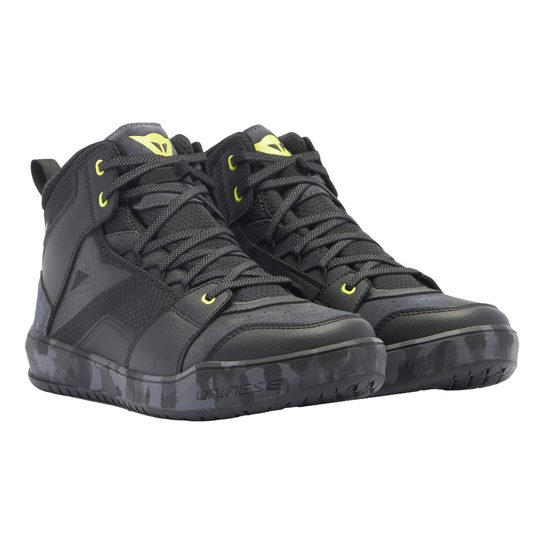 Dainese Schuhe Suburb D-WP schwarz-camo-gelb