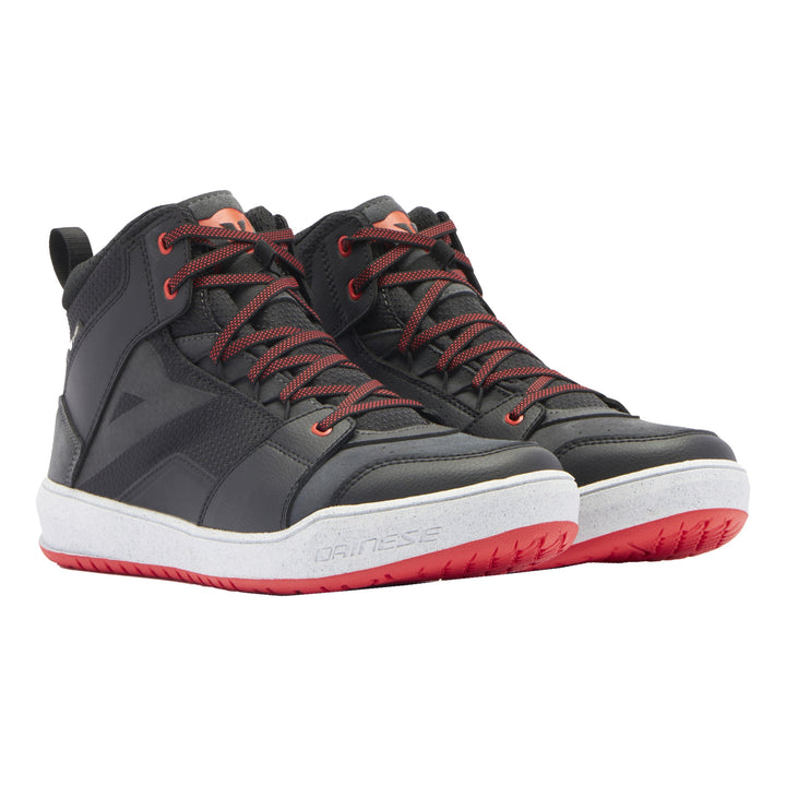 Dainese Schuhe Suburb D-WP schwarz-weiss-rot