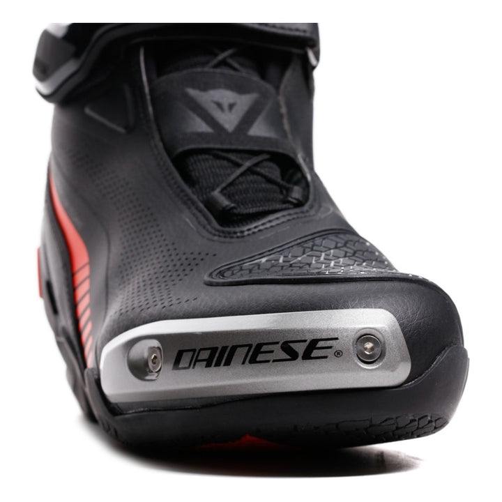 Dainese Schuhe Superya schwarz-fluo rot