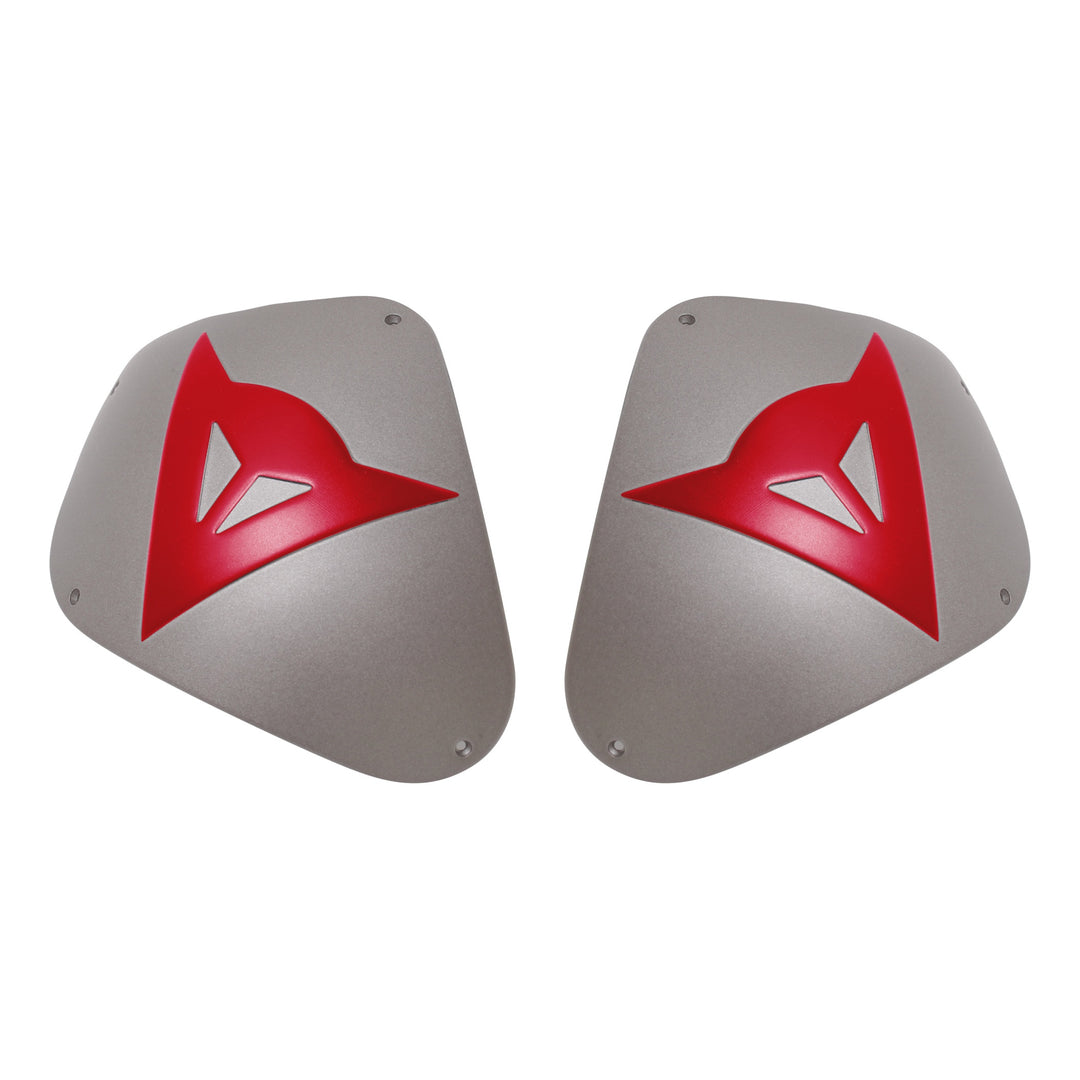 Dainese Schulter alum. SPORT Set aluminium-rot N grau-rot