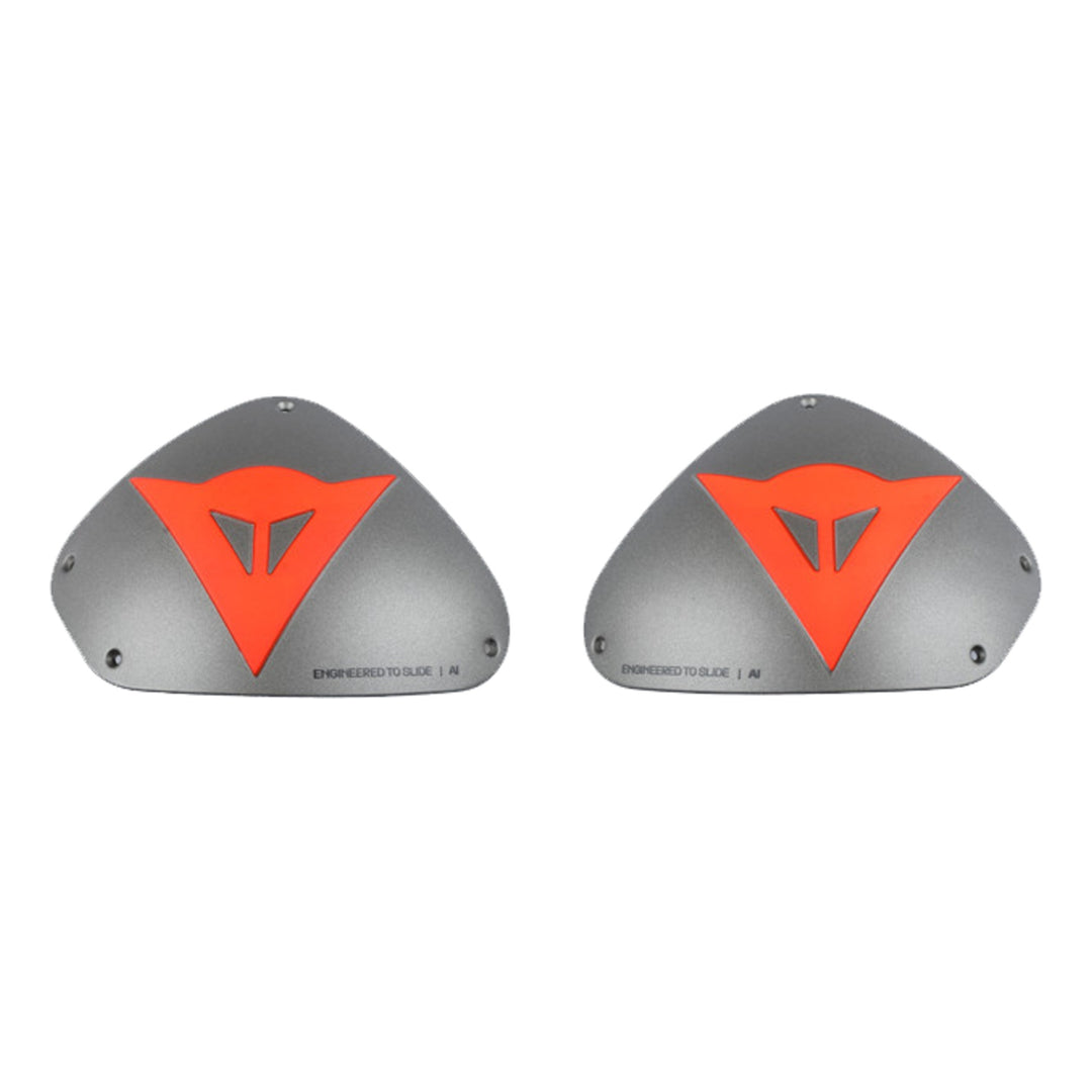 Dainese Schulterplatten Aluminium Dets aluminium-fluo rot N silber-rot fluo
