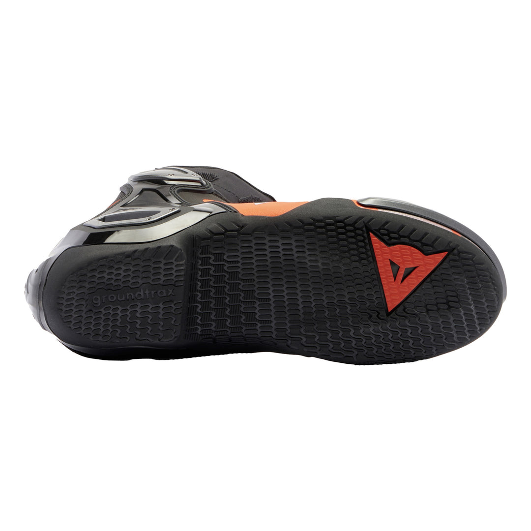 Dainese Stiefel Axial 2 schwarz-fluo rot