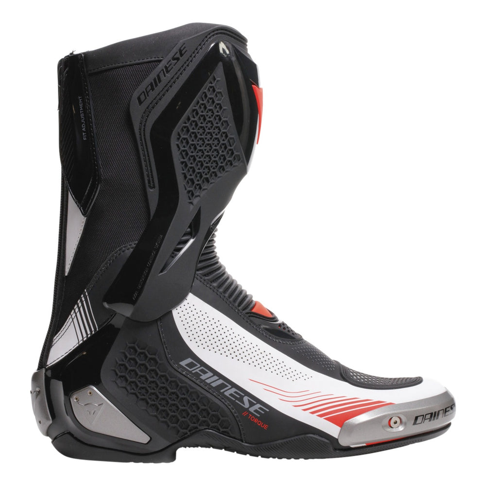 Dainese Stiefel Torque 4 Air schwarz-weiss-fluo rot