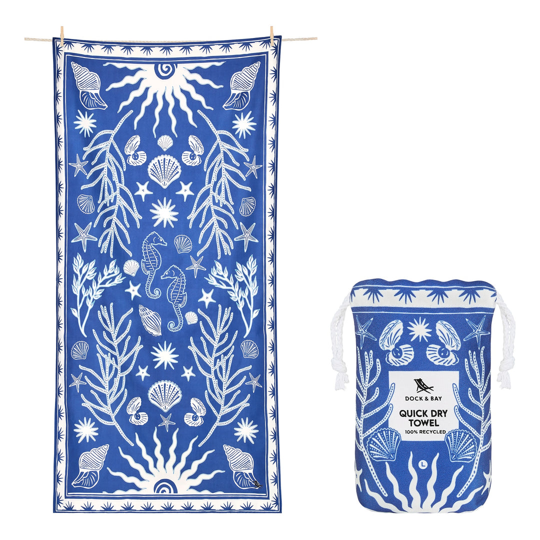 Dock &amp; Bay Beach Towels Large ocean tresure