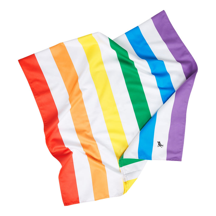 Dock &amp; Bay Beach Towels Large rainbow skies