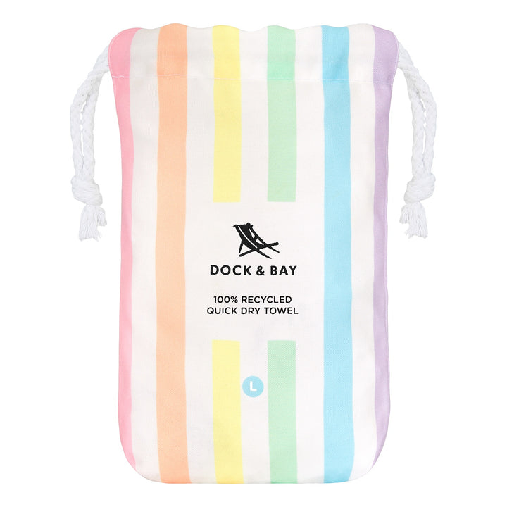 Dock &amp; Bay Beach Towels Large unicorn waves