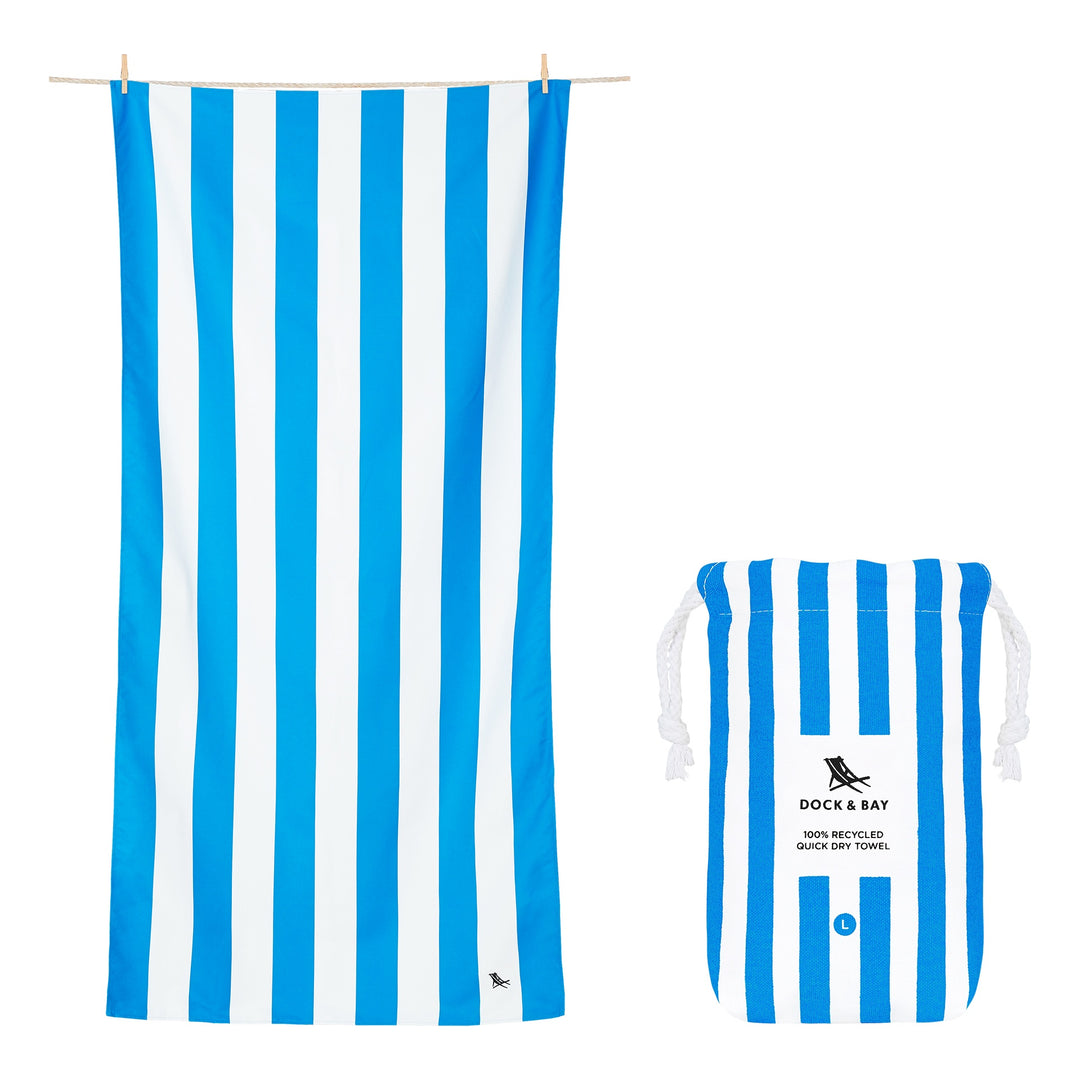 Dock &amp; Bay Beach Towels X-Large bondi blau