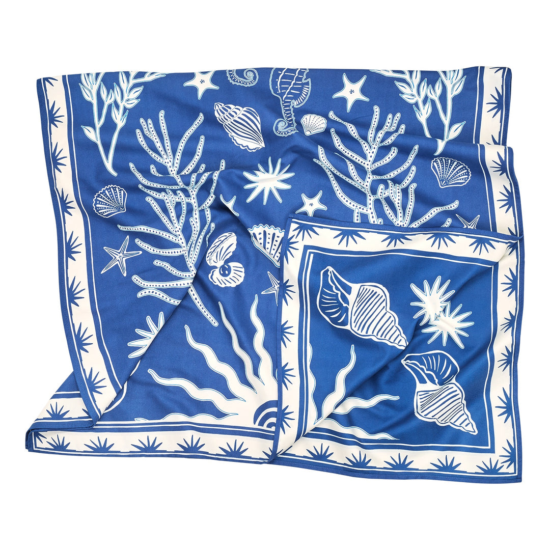 Dock &amp; Bay Beach Towels X-Large ocean tresure weiss