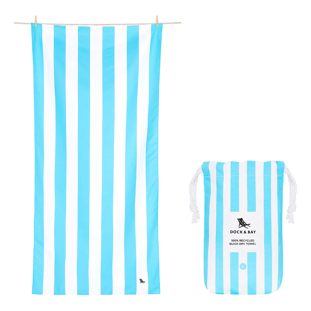 Dock &amp; Bay Beach Towels X-Large tulum blau