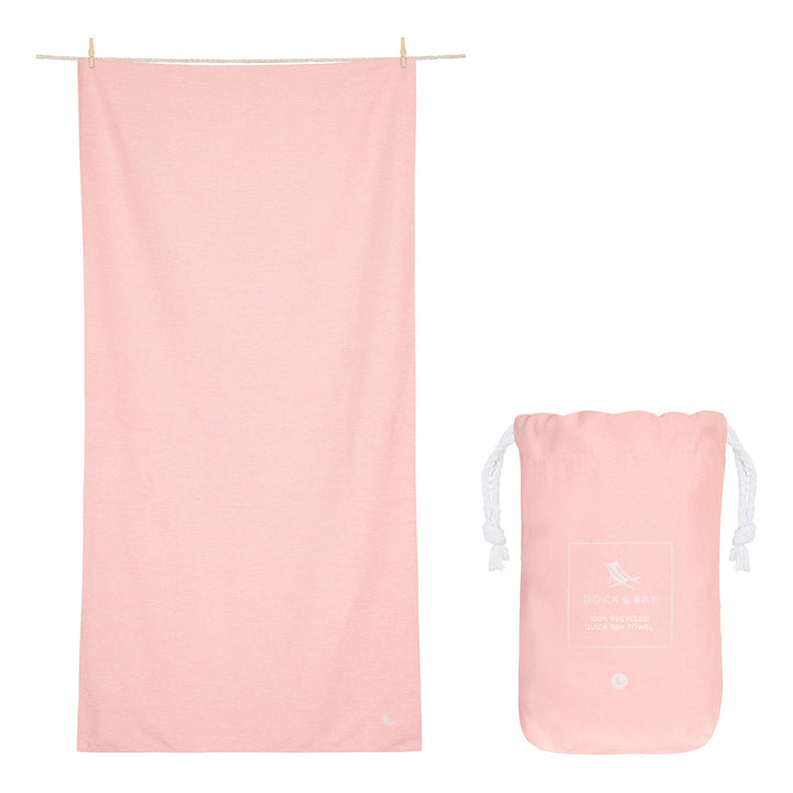 Dock &amp; Bay Fitness Towels X-Large island pink