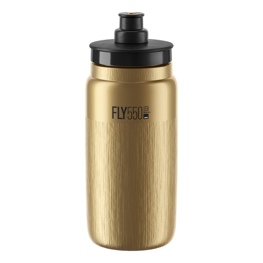 Elite Bidon Fly Tex 550 ml gold schwarz