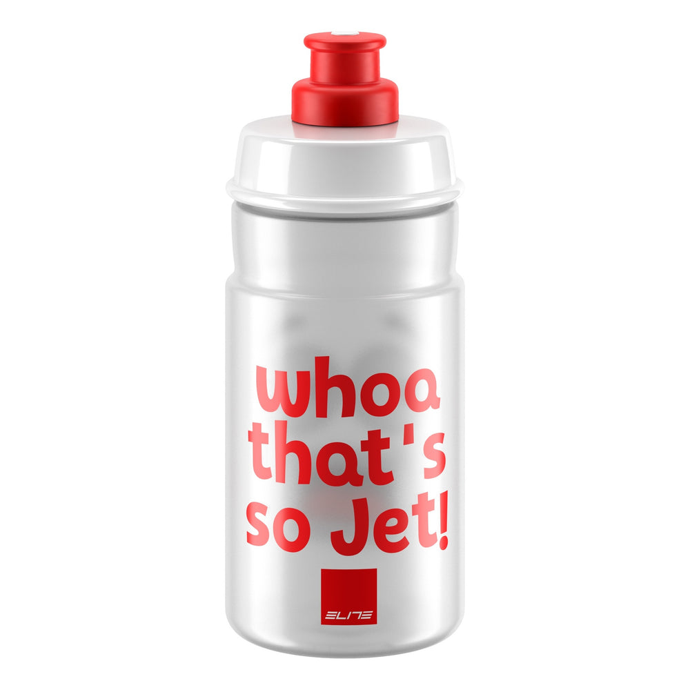 Elite Bidon Jet für Kinder 350 ml tranpsarent rot Ø 66mm transparent-rot