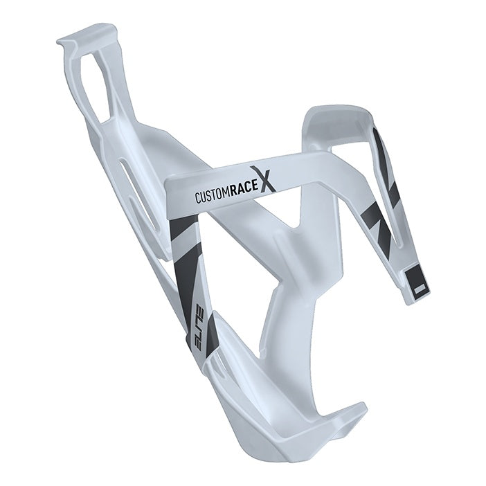 Elite Bidonhalter Custom Race X glossy weiss-grau glossy