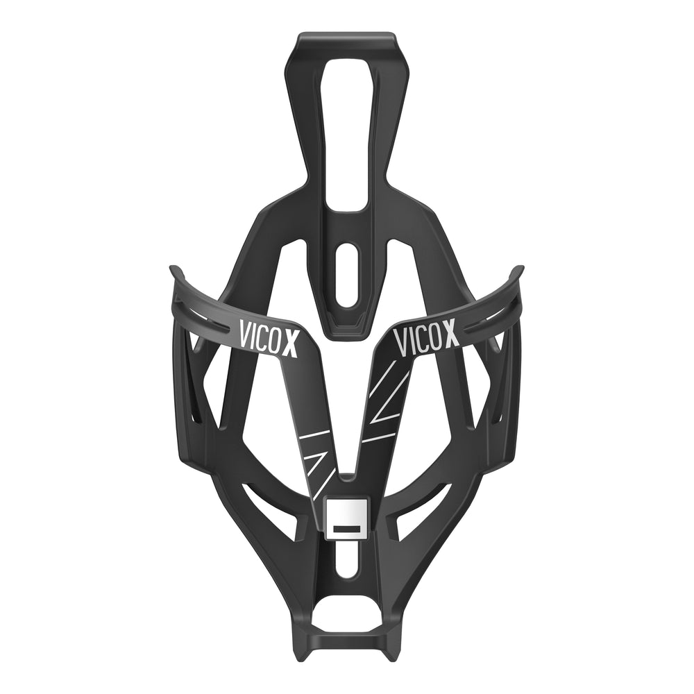 Elite Bidonhalter Vico X Carbon glossy schwarz Grafik schwarz glossy/weiss graphic