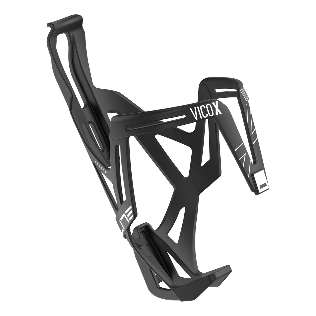 Elite Bidonhalter Vico X Carbon matt schwarz Grafik schwarz mat/weiss graphic