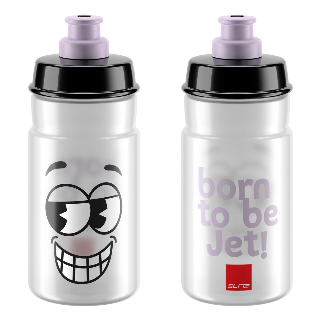 Elite Kit Toso für Kinder schwarz mat und Jet 350ml transparent lilac Logo transparent/lilac