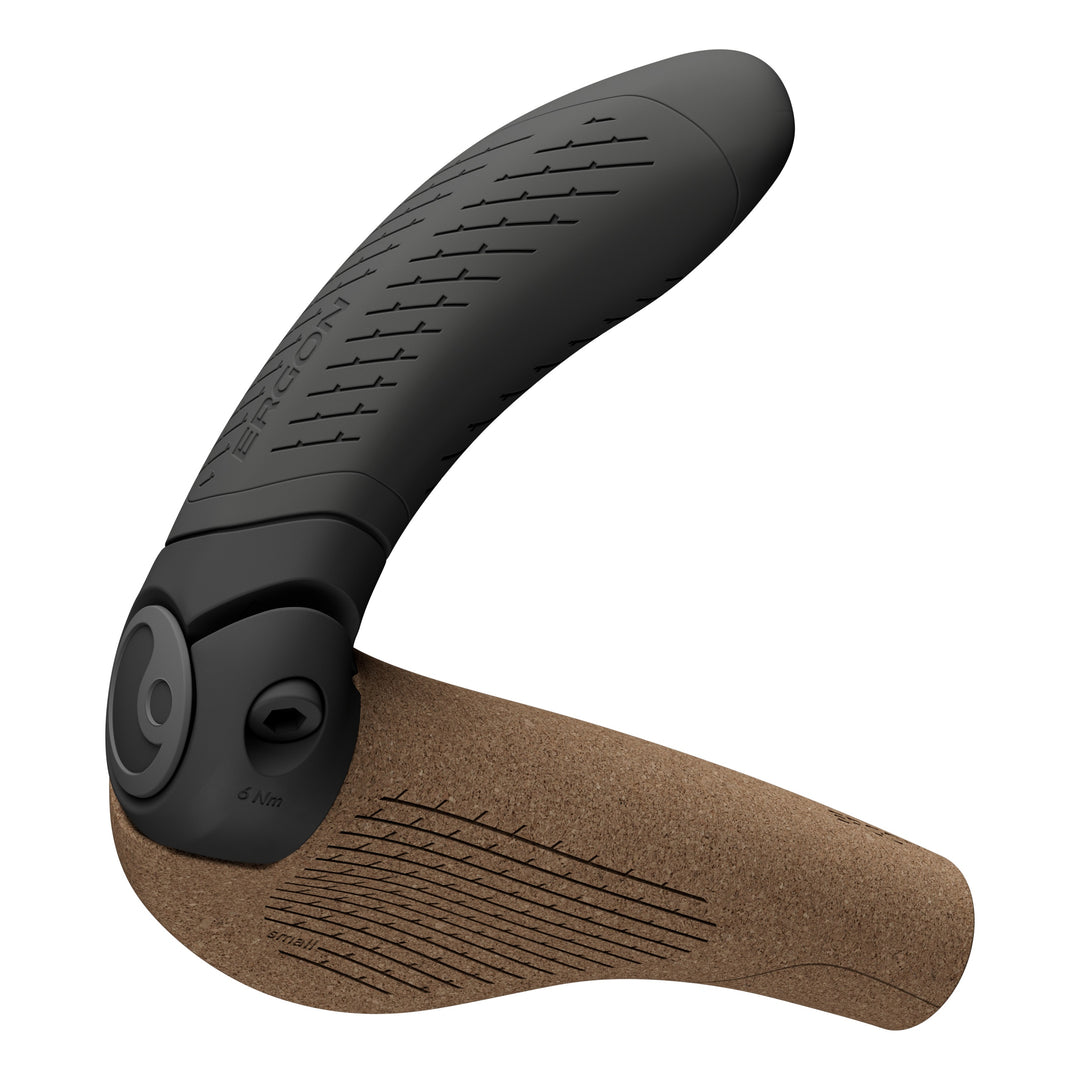 Ergon Lenkergriffe GP4 Evo BioKork Small brown