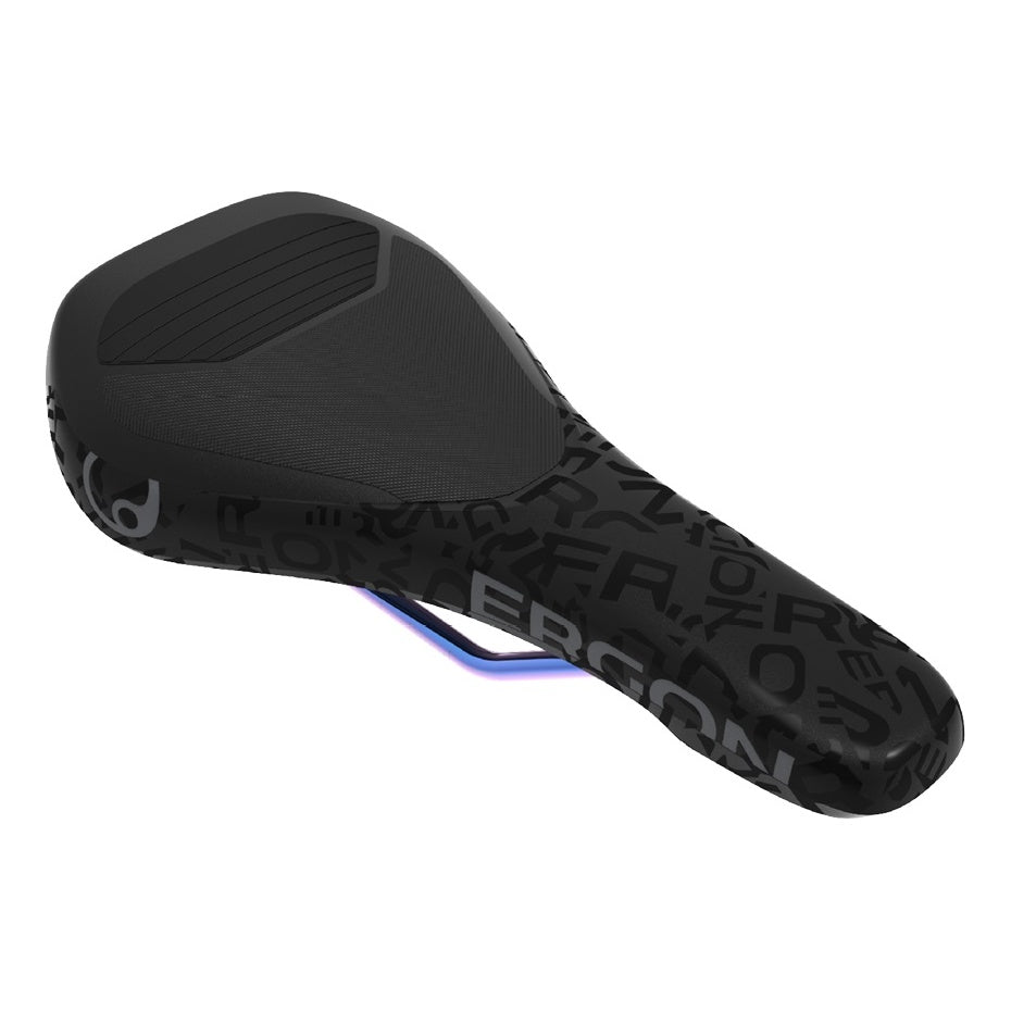 Ergon Sattel SM Downhill Comp Team ohne Öffnung black / oil slick schwarz / oil slick