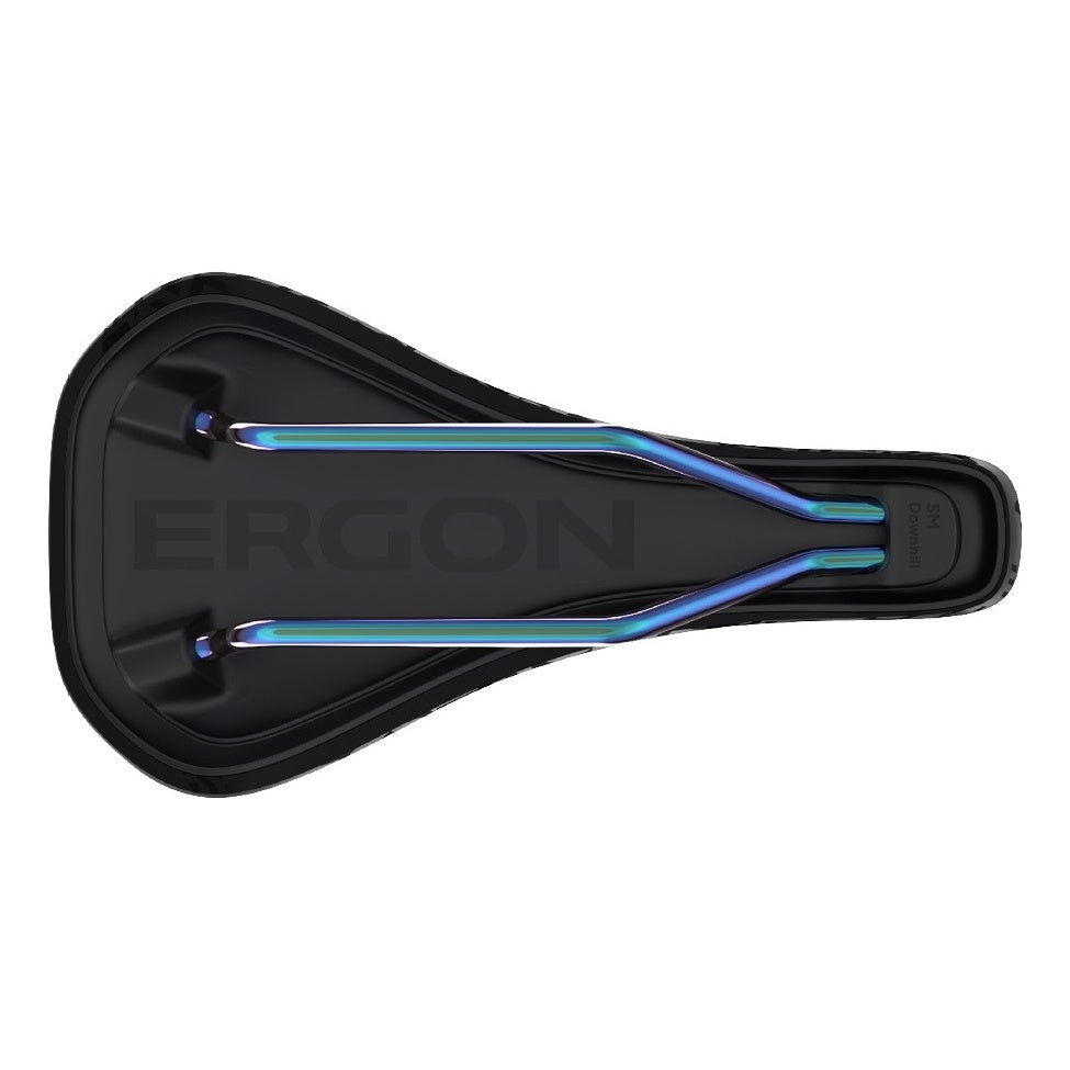 Ergon Sattel SM Downhill Comp Team ohne Öffnung black / oil slick schwarz / oil slick
