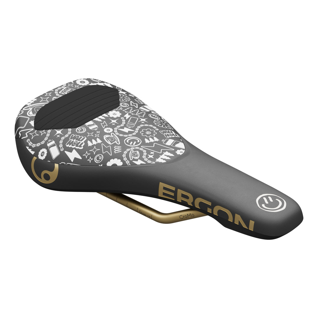 Ergon Sattel SM Downhill Comp Vali Höll Edition ohne Öffnung schwarz