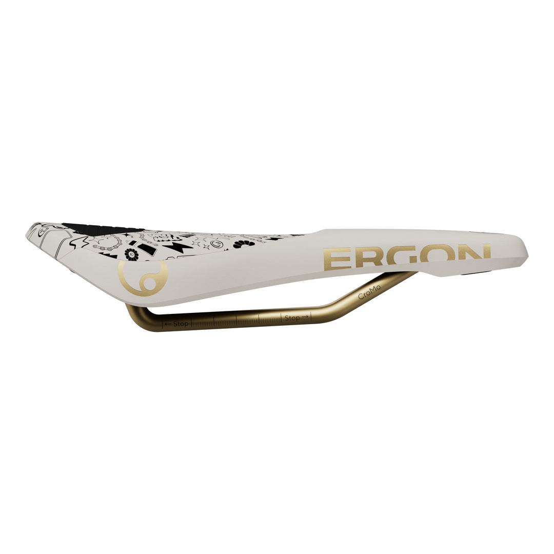 Ergon Sattel SM Downhill Comp Vali Höll Edition ohne Öffnung white