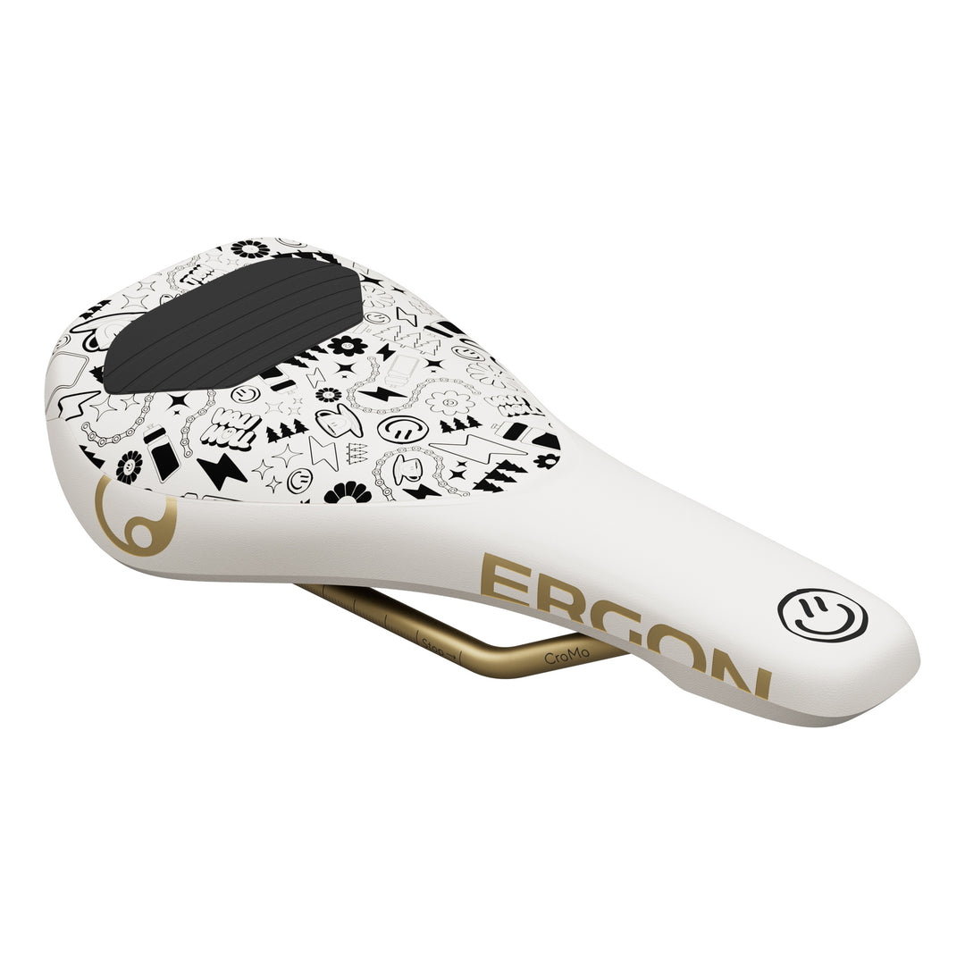 Ergon Sattel SM Downhill Comp Vali Höll Edition ohne Öffnung white