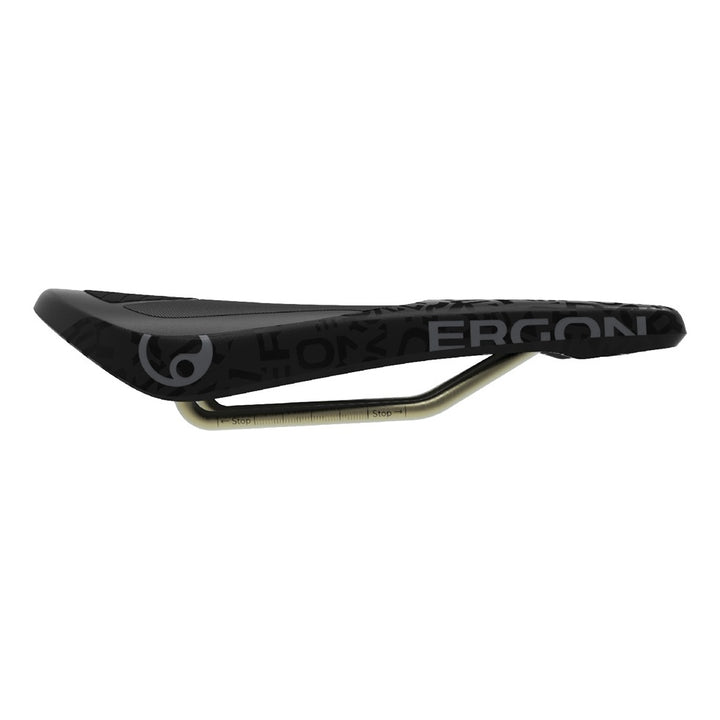 Ergon Sattel SM Downhill Pro Titanium Team ohne Öffnung schwarz
