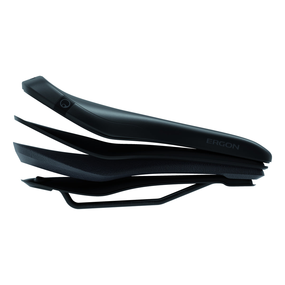 Ergon Sattel SM E-Mountain Core Prime Men S/M ohne Öffnung stealth schwarz