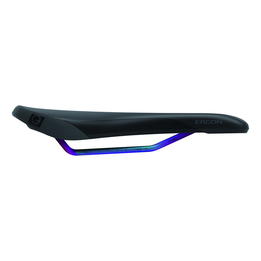 Ergon Sattel SM Enduro Comp Man M/L ohne Öffnung Team stealth / oil slick schwarz / oil slick