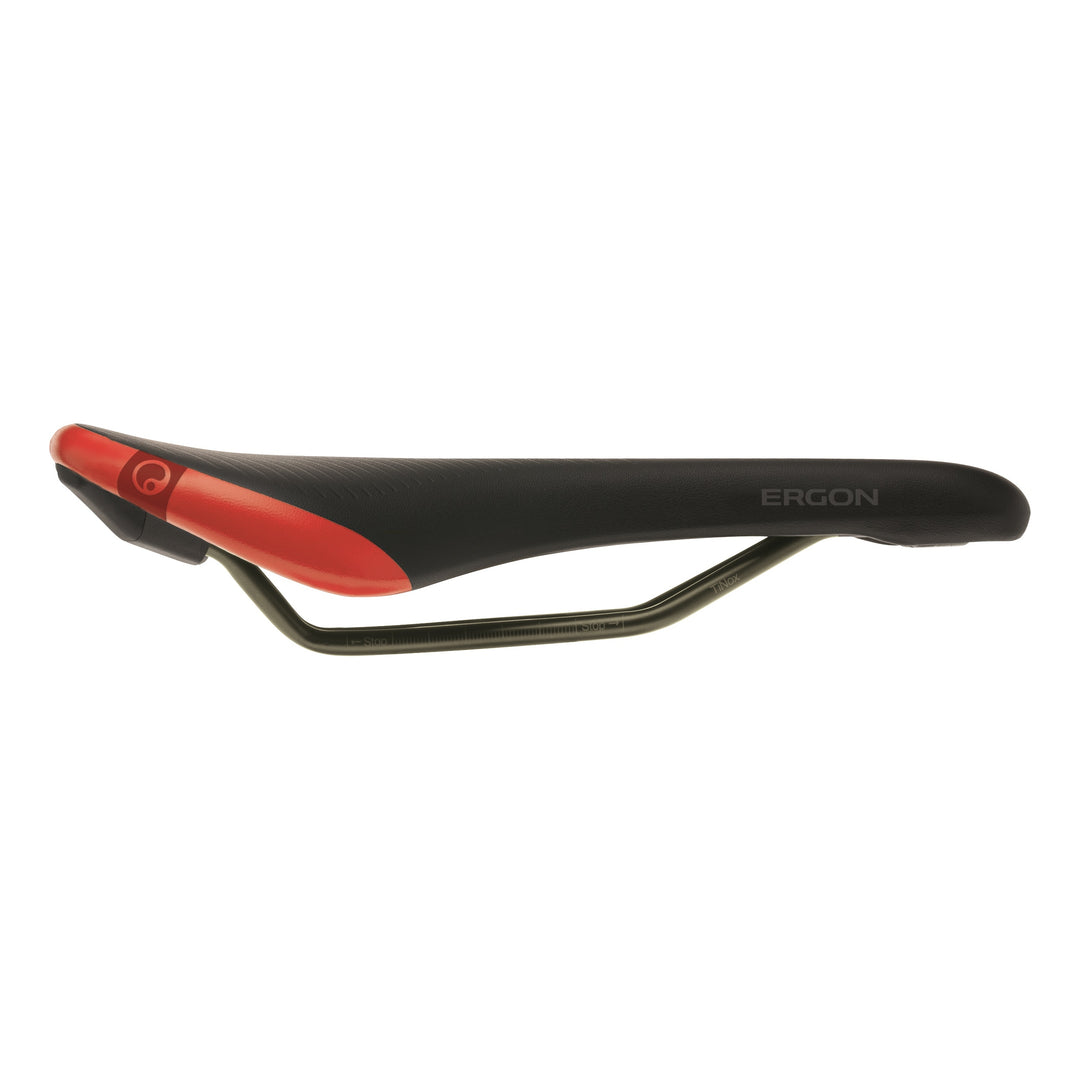 Ergon Sattel SM Pro Man M/L ohne Öffnung risky schwarz-rot