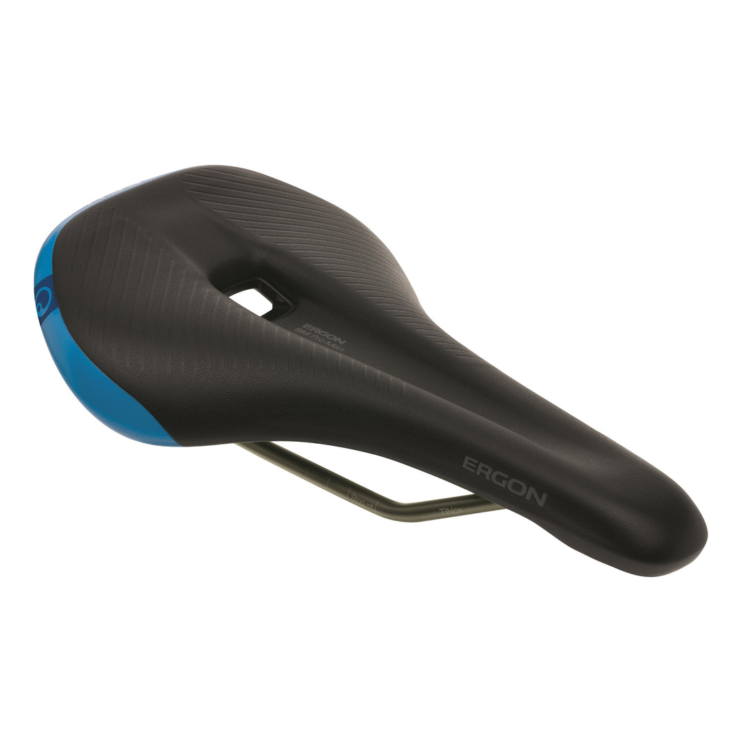 Ergon Sattel SM Pro Man S/M ohne Öffnung midsummer schwarz-blau
