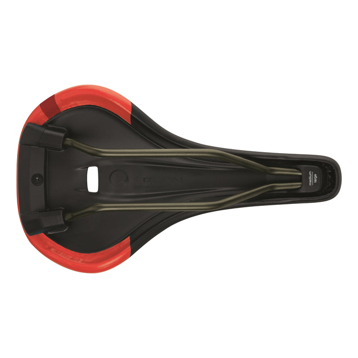Ergon Sattel SM Pro Man S/M ohne Öffnung risky schwarz-rot