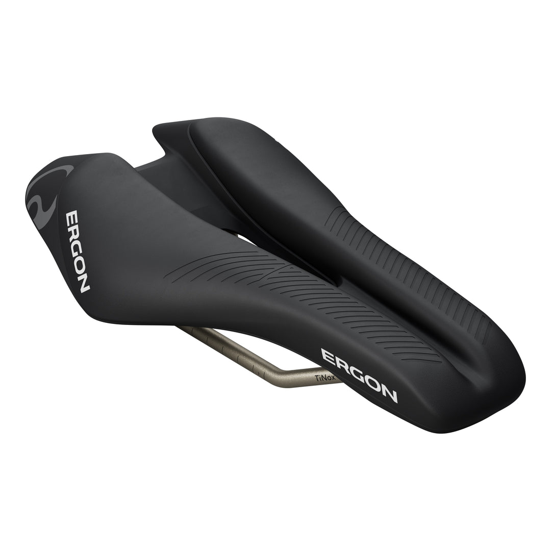 Ergon Sattel SR Tri Man Front mit Öffnung schwarz