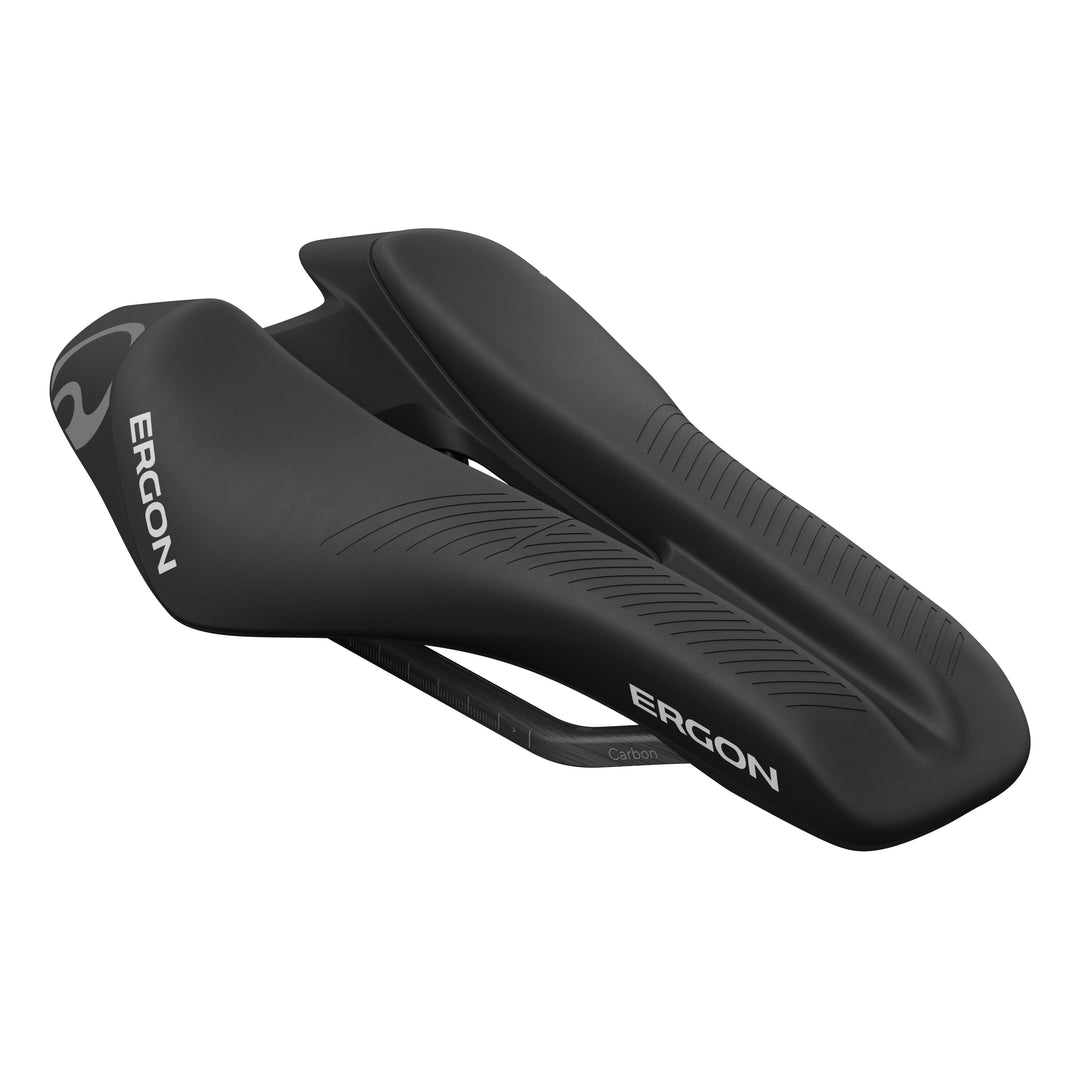 Ergon Sattel SR Tri Pro Carbon Man Front mit Öffnung schwarz