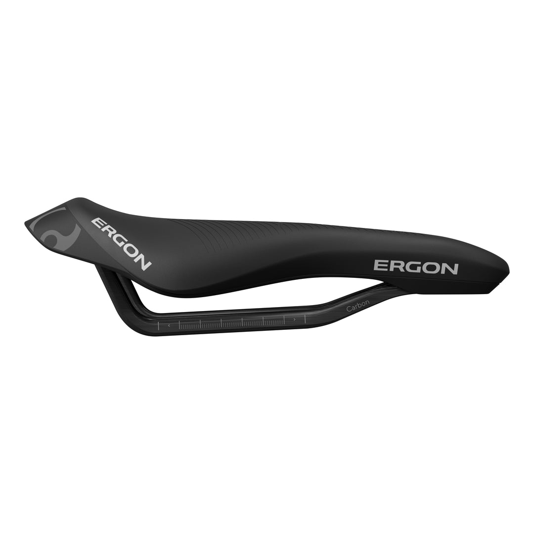 Ergon Sattel SR Tri Pro Carbon Man Mid mit Öffnung schwarz