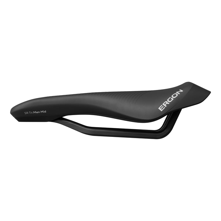 Ergon Sattel SR Tri Pro Carbon Man Mid mit Öffnung schwarz