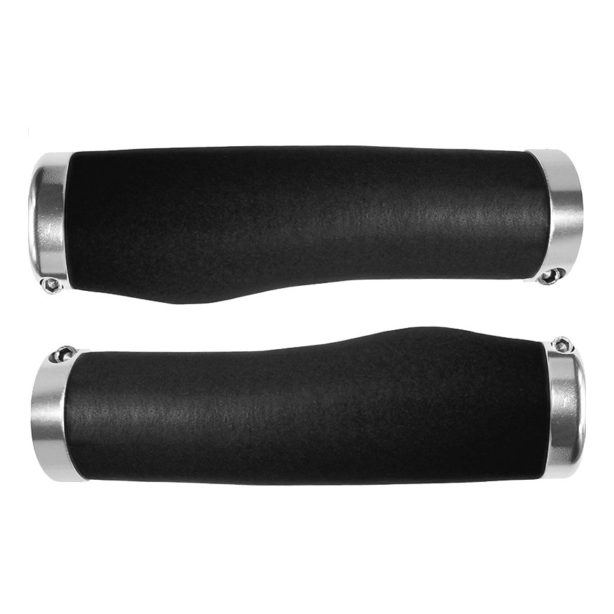 Ergotec Griffe Kyoto Silikon/Alu Griff-Ø: 22 Länge:130/130 black