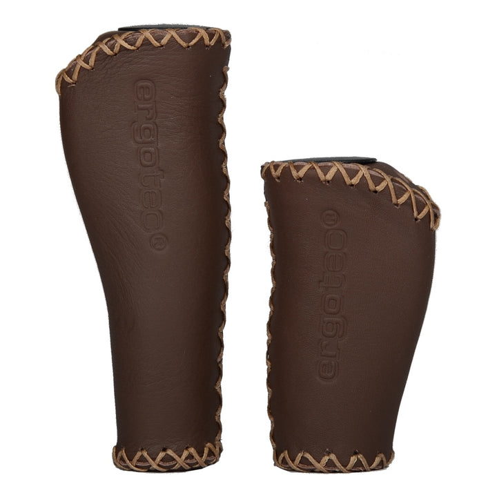 Ergotec Griffe Monaco Kraton/Leder Griff-Ø: 22 Länge:135/135 brown