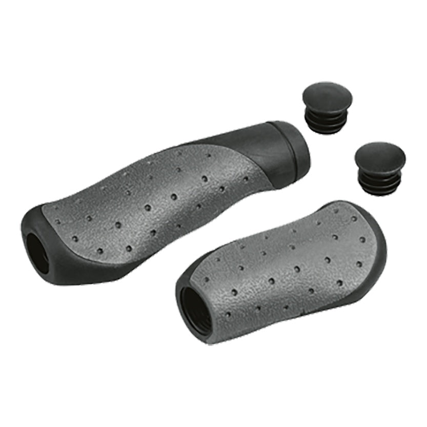 Ergotec Griffe Ohio Kraton/Gel Griff-Ø: 22 Länge:135/92 grey/black